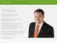 Tablet Screenshot of mikkosavola.fi